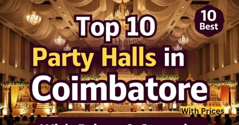 10 Best Party Halls in Coimbatore with Prices
